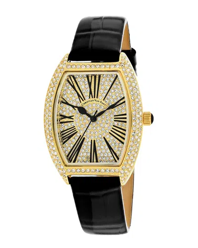 Christian Van Sant Women's Gold Dial Watch