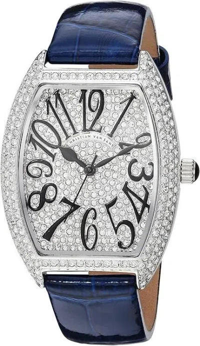 Pre-owned Christian Van Sant Women's Elegant Silver Dial Watch - Cv4821