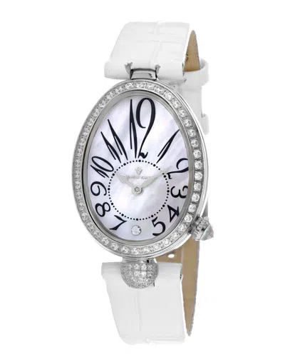 Christian Van Sant Florentine White Dial Ladies Watch Cv4291 In Mother Of Pearl / White