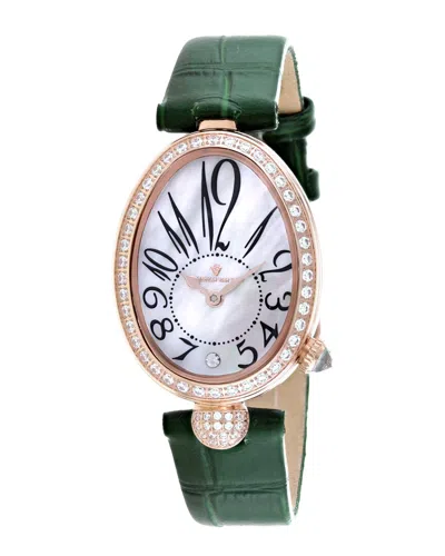 Christian Van Sant Women's Florentine Watch In Green