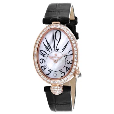 Christian Van Sant Women's Florentine White Oval 34mm In Black