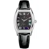 Christian Van Sant Gemma Quartz Black Dial Ladies Watch Cv2440 In Black