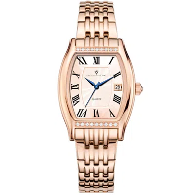 Christian Van Sant Gemma 34mm Watch In Gold