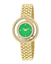 Christian Van Sant Gracieuse Quartz Green Dial Ladies Watch Cv4834