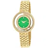 Christian Van Sant Gracieuse Quartz Green Dial Ladies Watch Cv4834 In Green