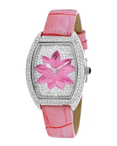 Christian Van Sant Women's Lotus Pink Dial Watch