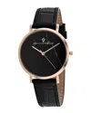 Christian Van Sant Women's Black Dial Watch