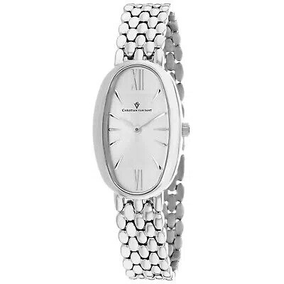 Pre-owned Christian Van Sant Women's Lucia Silver Dial Watch - Cv1810