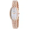 Christian Van Sant Lucia Quartz Silver Dial Ladies Watch Cv1815 In Gold
