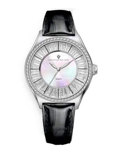 Christian Van Sant Women's Luna Mother Of Pearl Dial Watch In Multi
