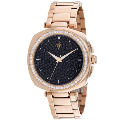 Christian Van Sant Women's Mirabella Black Dial Watch