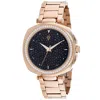 Christian Van Sant Women's Mirabella Black Dial Watch In Gold