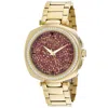 Christian Van Sant Women's Mirabella Orange Dial Watch In Gold