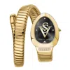Christian Van Sant Naga Quartz Black Dial Ladies Watch Cv0870 In Black