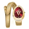 Christian Van Sant Naga Quartz Red Dial Ladies Watch Cv0873 In Red