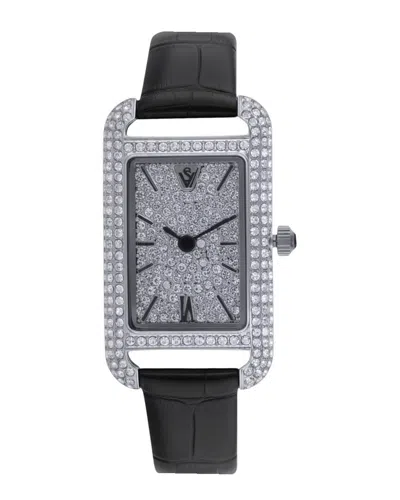 Christian Van Sant Women Opaline Watch In Burgundy