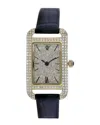 Christian Van Sant Opaline Rectangular-face 26mm Watch In Blue