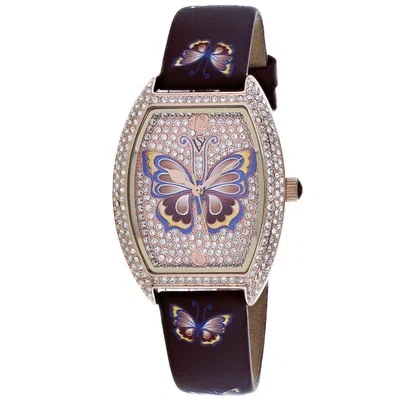 Pre-owned Christian Van Sant Women's Papillon Gold Dial Watch - Cv4874