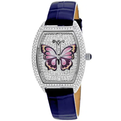 Christian Van Sant Women's Papillon Silver Dial Watch In Metallic