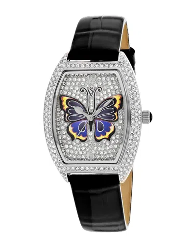 Christian Van Sant Women's Papillon Watch In Black