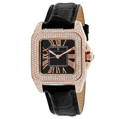 Pre-owned Christian Van Sant Women's Radieuse Black Dial Watch - Cv4425