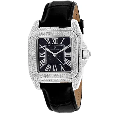 Christian Van Sant Women's Radieuse Black Rectangle 41mm