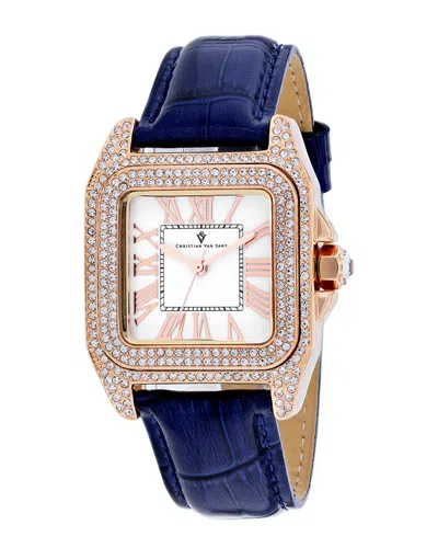 Christian Van Sant Women's White Dial Watch