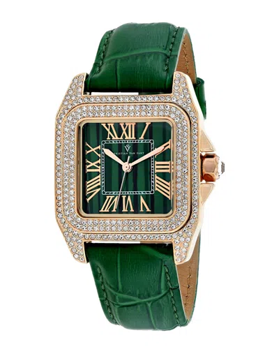 Christian Van Sant Radieuse 41mm Watch In Green