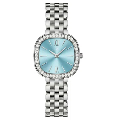 Christian Van Sant Women's Rivoli Blue Square 24mm In Neutral