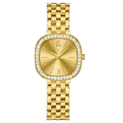 Christian Van Sant Women's Rivoli Gold Square 24mm