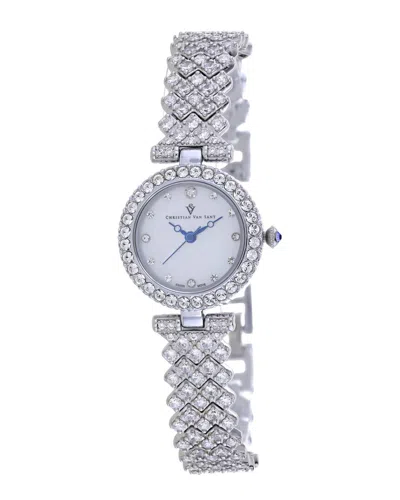 Christian Van Sant Romana 25mm Watch In White