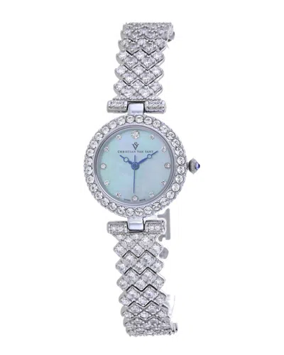 Christian Van Sant Romana 25mm Watch In Silver