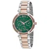 Christian Van Sant Women's Sienna Green Dial Watch In Gold