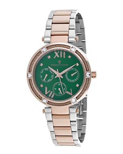 Christian Van Sant Women's Sienna Watch In Green