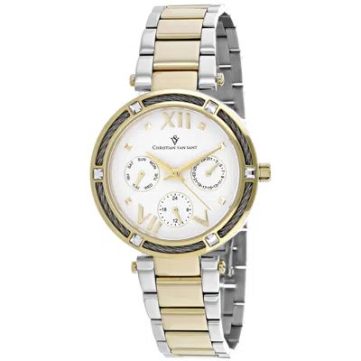 Christian Van Sant Women's Sienna White Dial Watch