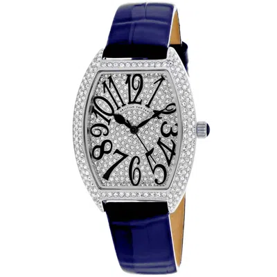 Christian Van Sant Women's Silver Dial Watch In White