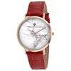 Christian Van Sant Lotus Quartz White Dial Ladies Watch Cv0422 In Brown