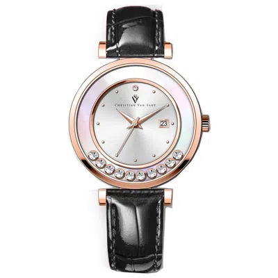 Christian Van Sant Bria 40mm Watch In Black