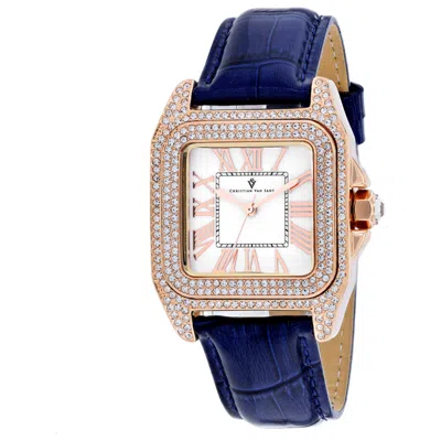 Christian Van Sant Women's White Dial Watch