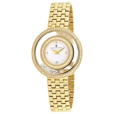 Christian Van Sant Gracieuse 34mm Watch In Gold