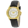 Christian Van Sant Sevilla Quartz Silver Dial Ladies Watch Cv8412 In Black