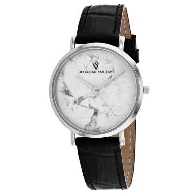 Christian Van Sant Women's White Dial Watch