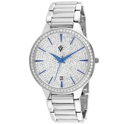 Pre-owned Christian Van Sant Womens Alessia Silver Dial Watch - Cv0292a