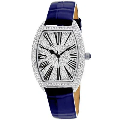 Pre-owned Christian Van Sant Womens Chic Silver Dial Watch - Cv4841