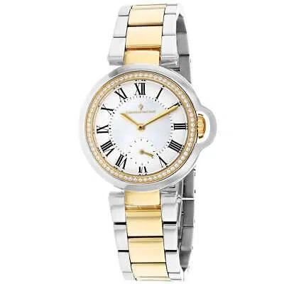Pre-owned Christian Van Sant Womens Cybele White Mother Of Pearl Dial Watch - Cv0233