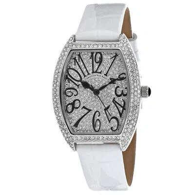 Pre-owned Christian Van Sant Womens Elegant White Dial Watch - Cv4821w