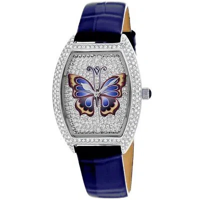 Pre-owned Christian Van Sant Womens Papillon Silver Dial Watch - Cv4872bl