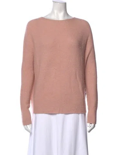 Pre-owned Christian Wijnants Baby Alpaca Bateau Neckline Sweater In Pink