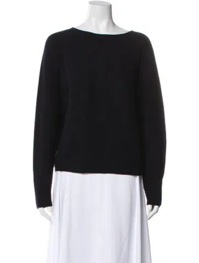 Pre-owned Christian Wijnants Bateau Neckline Sweater In Blue