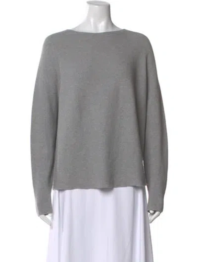 Pre-owned Christian Wijnants Bateau Neckline Sweater In Gray